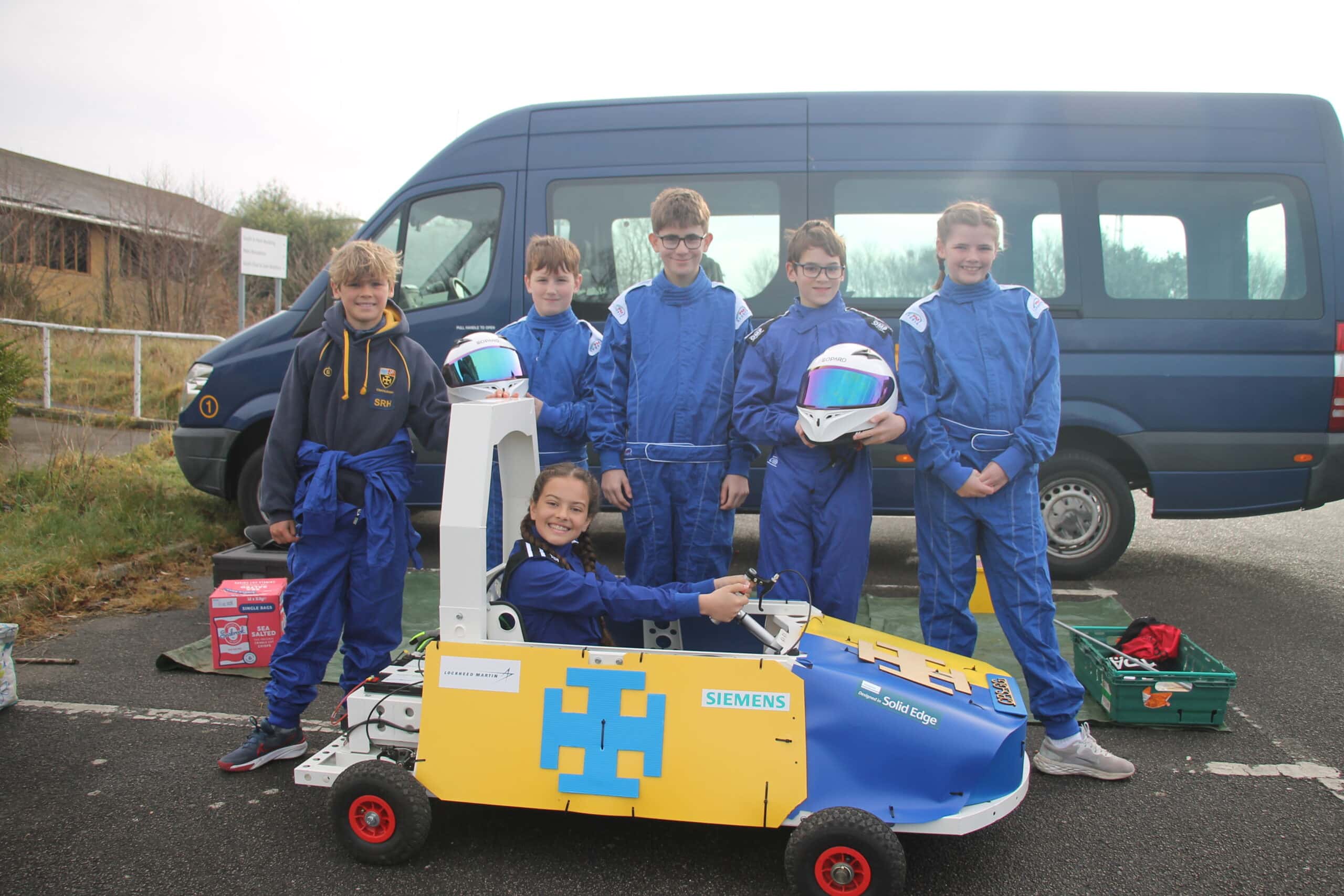 Racing our own Electric car at the Greenpower Goblin event