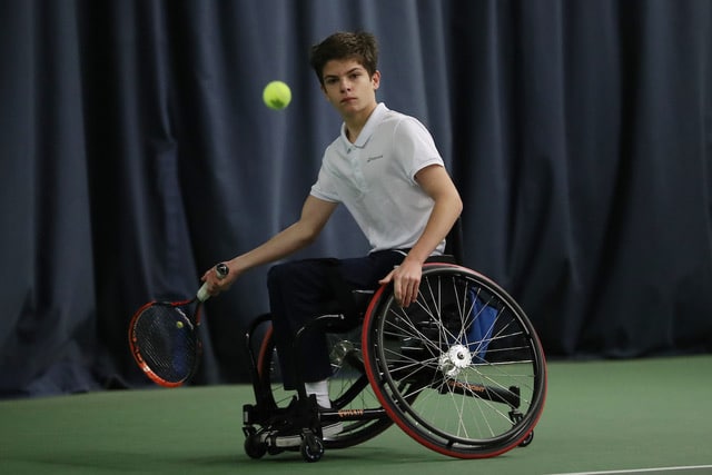 Greg selected for LTA Wheelchair National Age Group Programme