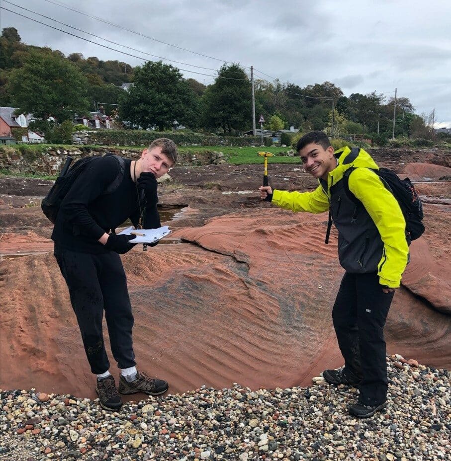 Geologists Head to Arran