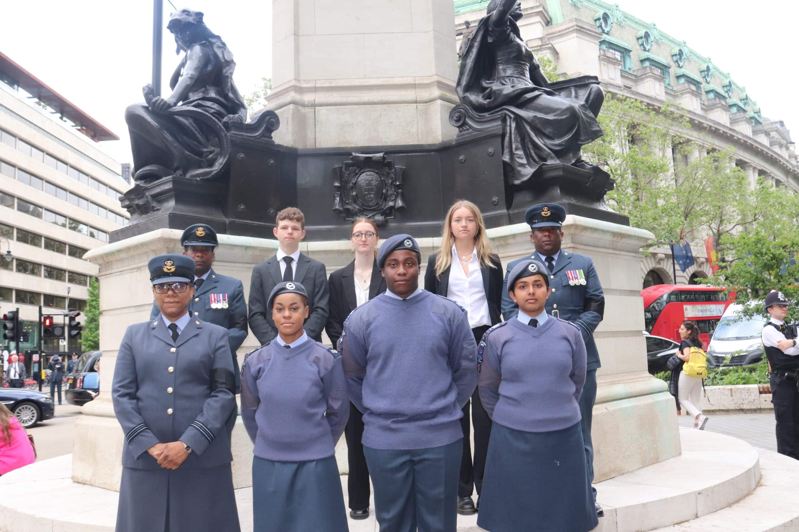 Cranleigh Cadets Remember Flt Sgt Peter Brown