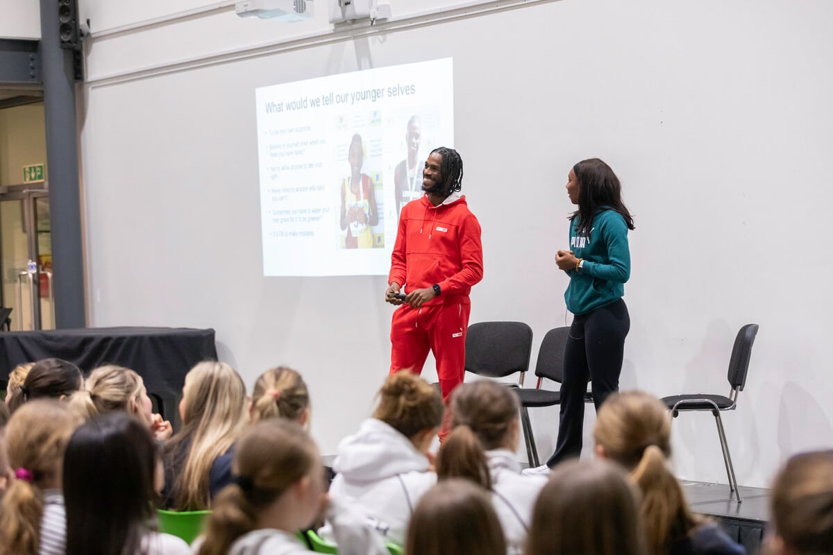 Cranleigh Pupils visited by World Champion Athletes