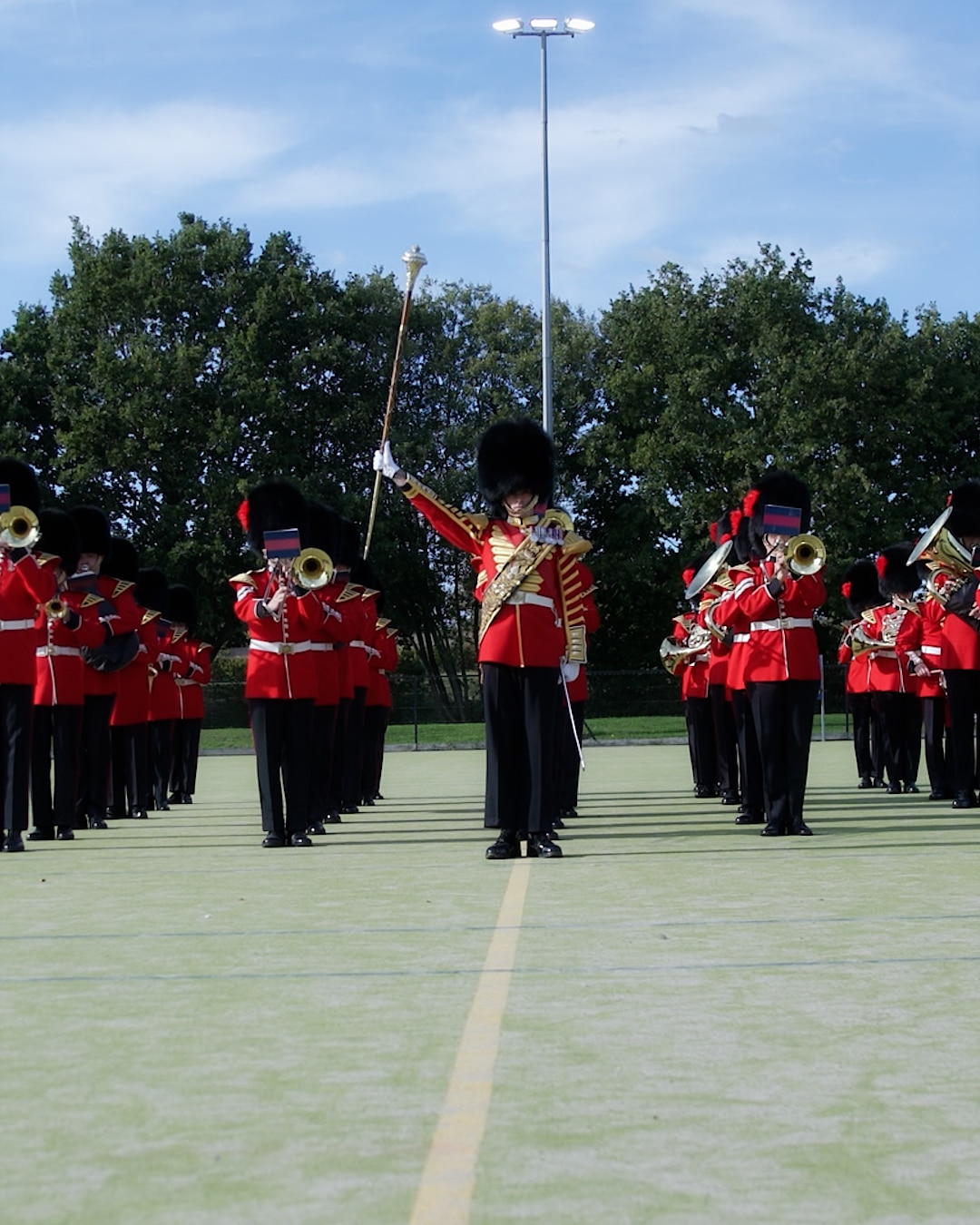 Music, marching and mentoring: Cranleigh pupils perform with the Coldstream Guards