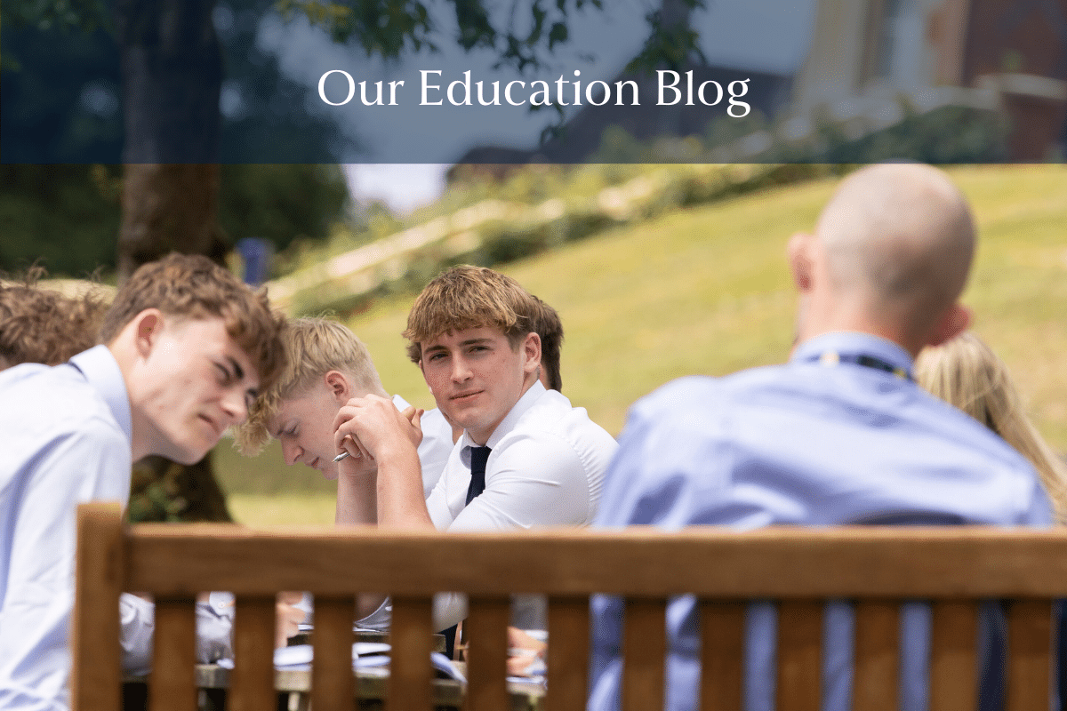 Sixth form pupils in outdoor education