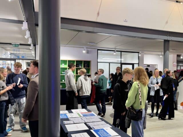 Sixth form options evening at Cranleigh school