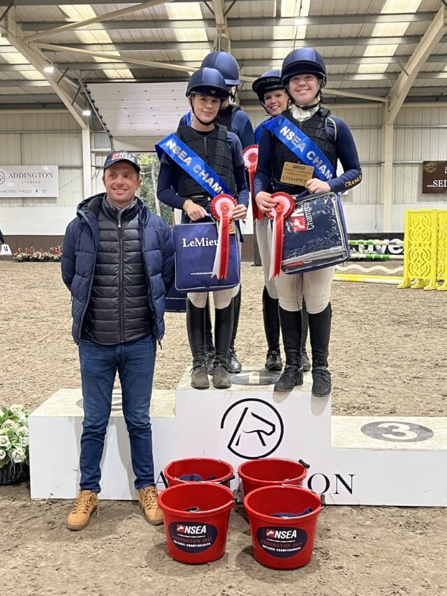 Cranleigh pupils at the NSEA National Championships