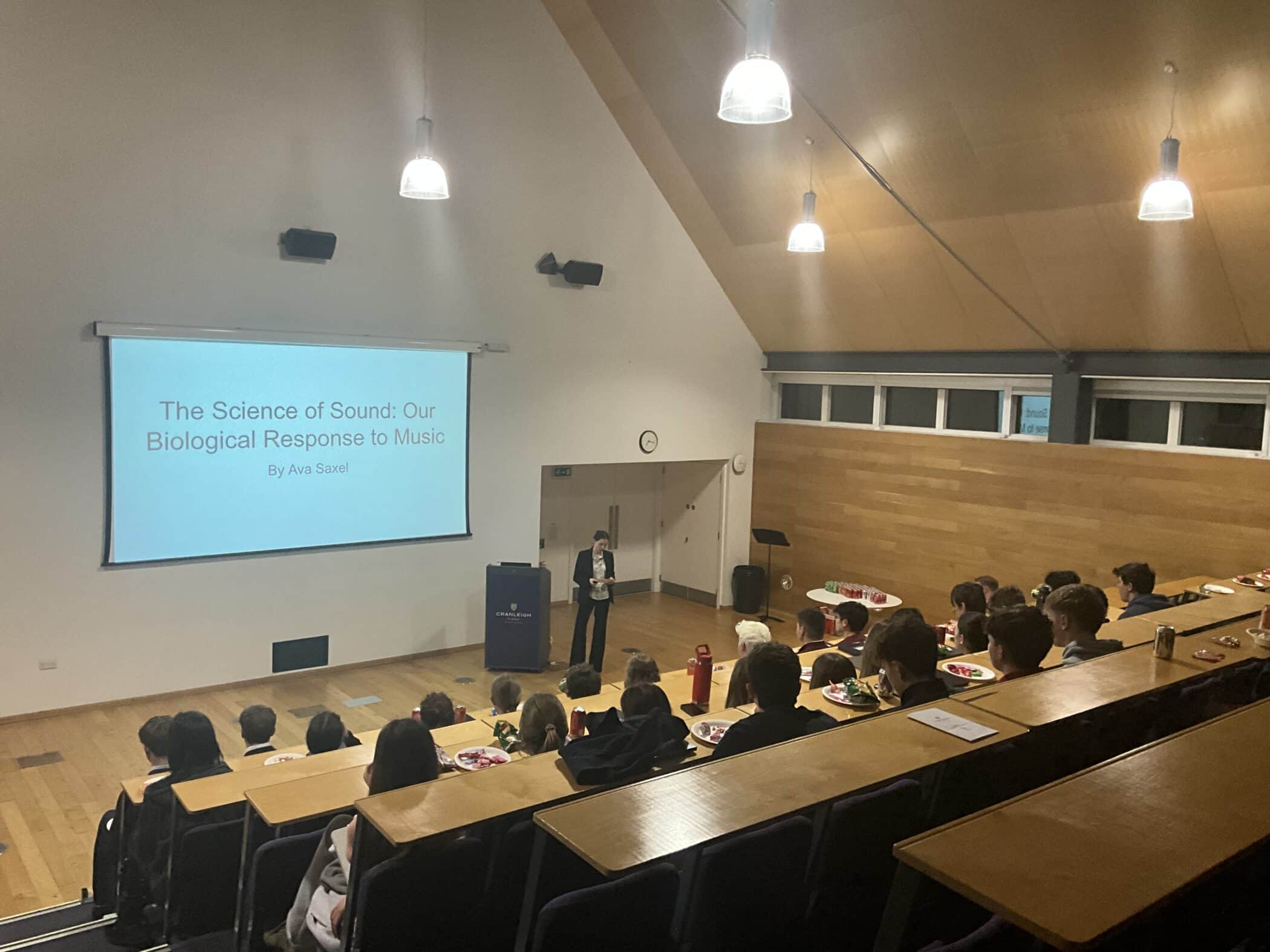 STEM lecture at Cranleigh School