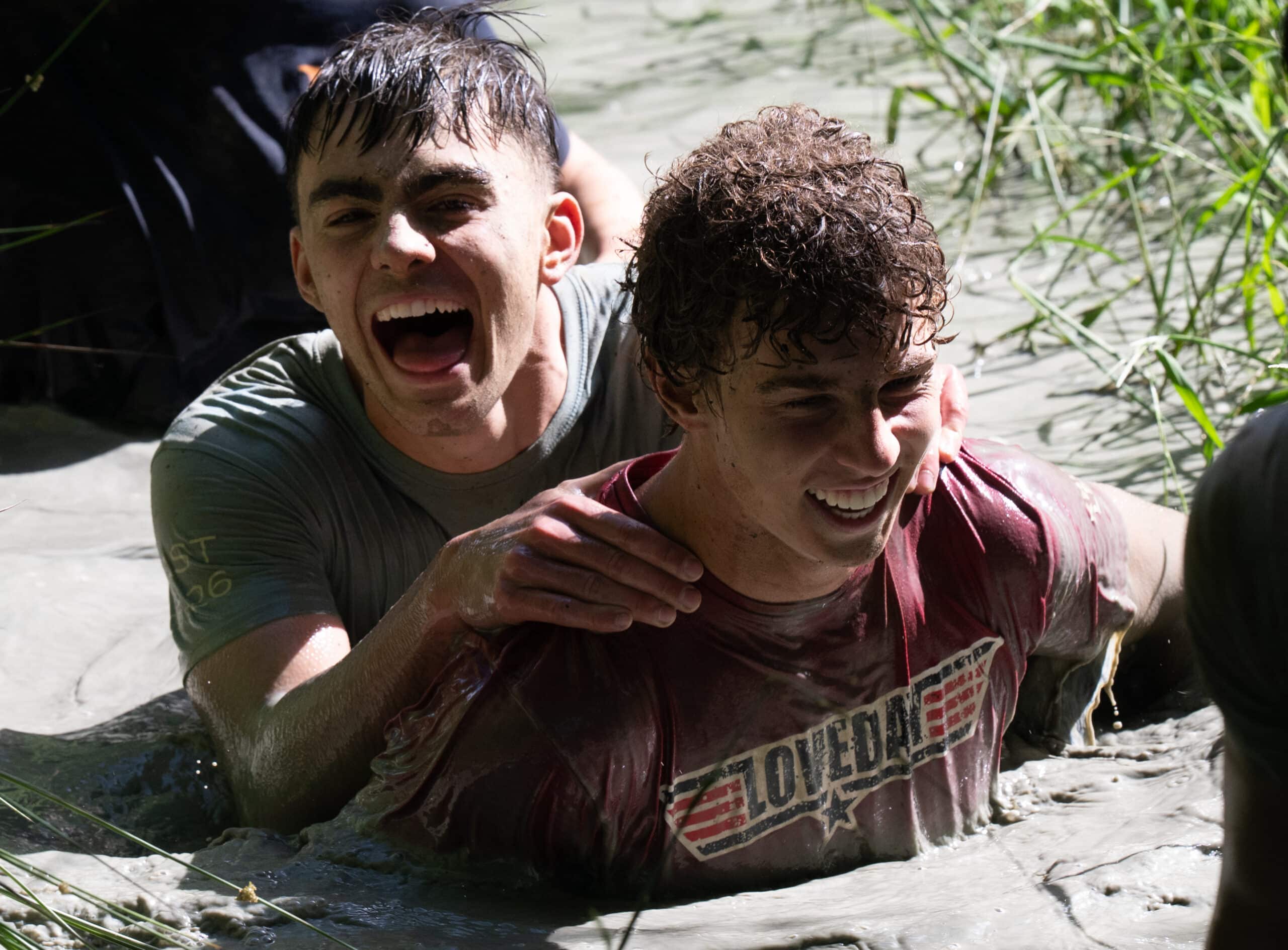 Mud, Smiles And Teamwork For Lower Sixth Students